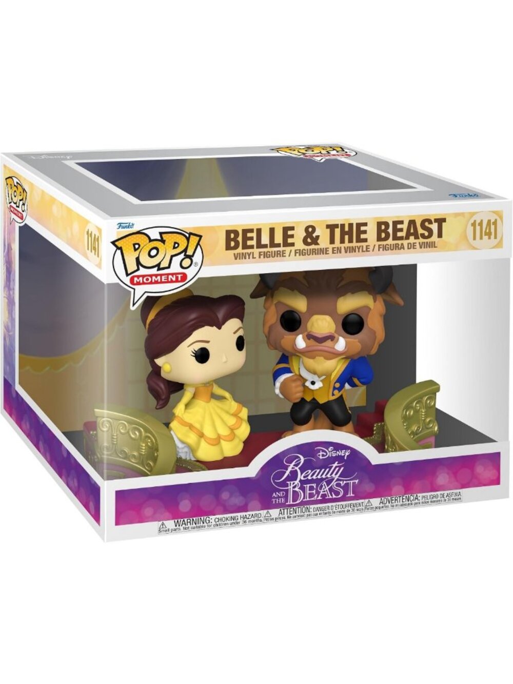 Disney Beauty and the Beast Funko POP! Moment - Formal Belle & Beast Collectible